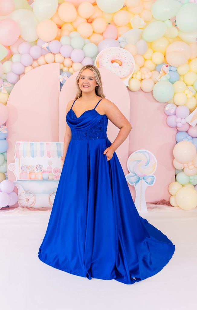 PF1105 Royal Blue Prom/Evening Dress