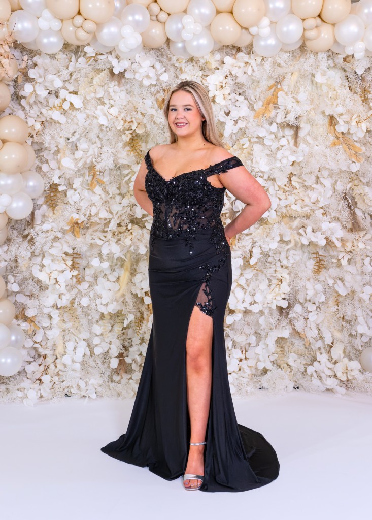 PF1146 Black Prom/Evening Dress