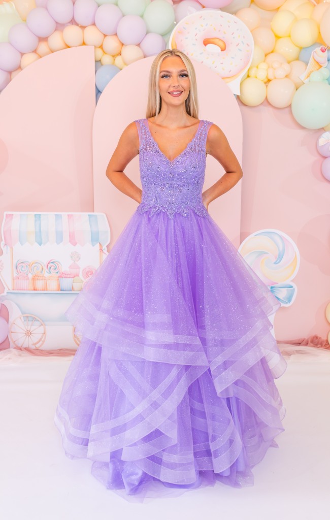 PF1107 Lilac Prom/Evening Dress