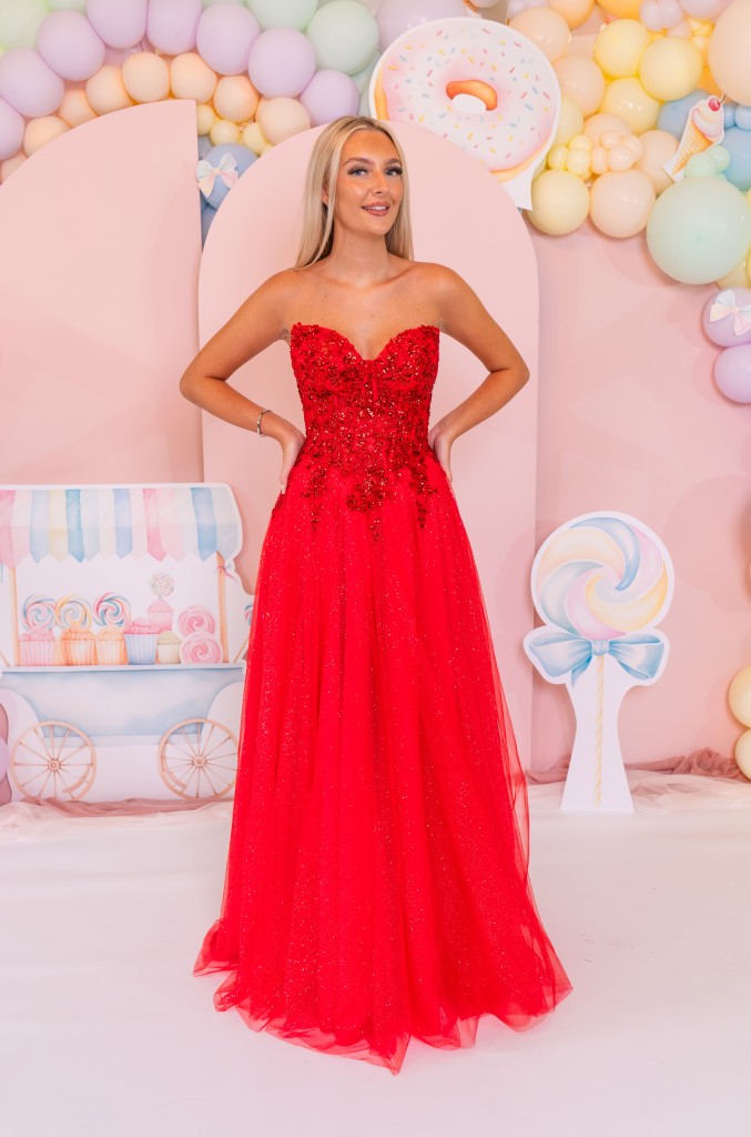 PF1131 Red Prom/Evening Dress